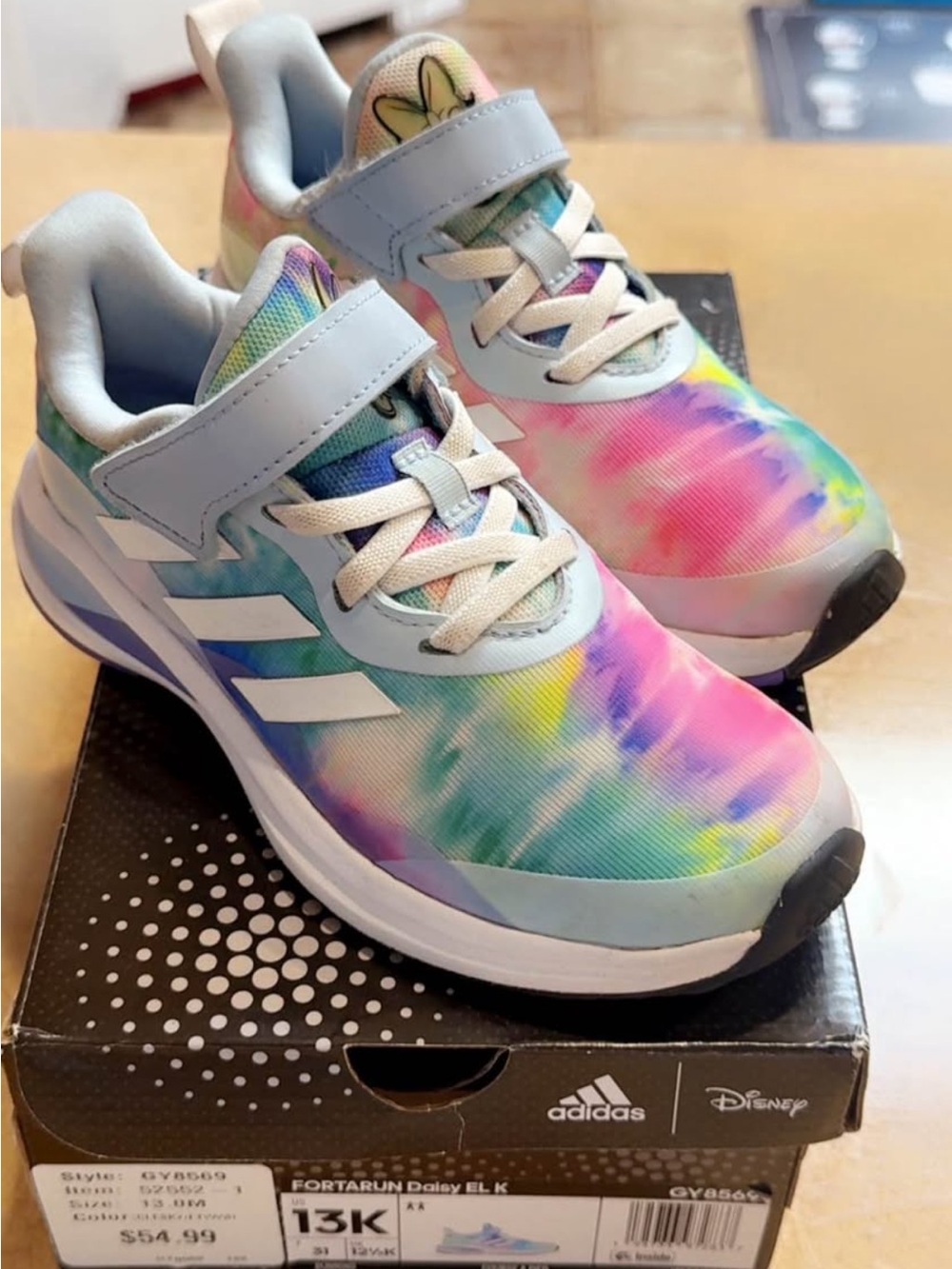 adidas Kids Tie-Dye Pastel Sneakers